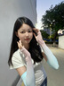 李宁（LI-NING）冰袖女士防晒袖套男夏季冰丝渐变指洞款防紫外线护手臂套防嗮遮阳 实拍图