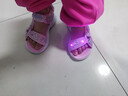 Skechers斯凯奇女童包头凉鞋夏季童鞋儿童公主鞋婴儿魔术贴闪灯鞋302965L 实拍图
