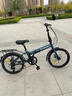 凤凰折叠自行车成人20寸男女式超轻便携变速免安装代驾可放后备箱单车 折叠车-奢华蓝【免安装/送货上门】 禧玛诺7速 20英寸【推荐身高130-190CM】 禧玛诺7速【正新胎+可放后备箱】 实拍图
