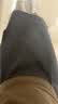 MUJI女式 易干 平纹宽摆裙 长半身裙女裙子女装休闲25年夏季 BE1VAC5S 黑色 XL (165/74A) 实拍图