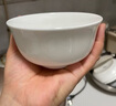 瓷秀源纯白唐山骨瓷碗家用套装微波炉米饭碗面碗粥碗防烫吃饭餐具陶瓷碗 10碗6盘 4.5澳碗+8圆深盘 实拍图