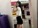 羽雅曼牛仔短裤女外穿夏季超短裤黑色高腰热裤a字短裤露臀紧身辣妹性感 牛仔短裤 M 【黑色】 实拍图