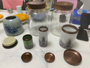 容山堂珐琅彩陶瓷茶叶罐密封罐家用储物罐出差旅行迷你便携茶仓茶叶盒 金丝珐琅茶叶罐-中号 实拍图