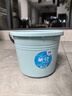 茶花（CHAHUA）水桶手提式带盖储水桶pp材质加厚学生宿舍家用洗衣洗车钓鱼水 浅蓝色-无盖 14.4L 1个 实拍图