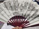 扇子夏天凉快耐用折扇随身携带撕不烂中国风折叠扇学生奖品舞蹈扇古风扇子中国风水墨绘画折扇 【10寸】上善若水-1个 无规格 实拍图