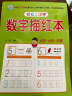 数字描红本 幼小衔接教材一日一练 专为3-6岁孩子打造 助力轻松上小学 幼小衔接 大开本 科学编排  实拍图