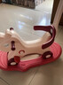 巧乐熊（Qiaolexiong）摇摇马木马儿童摇马宝宝溜溜车五合一周岁生日礼物玩具防摔小摇马 公主粉-三合一 实拍图