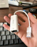 毕亚兹 USB3.0转网口分线器拓展RJ45网线接口HUB转换器 笔记本电脑台式机以太网口扩展 Win8/10转接头 实拍图