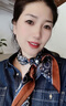 Calznklien真丝丝巾100%桑蚕丝2025新款小方巾高级感实用生日礼物送老婆女友 【佩斯利蓝绸】高级感礼盒装 高档轻奢风送女友老婆 实拍图
