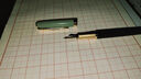 英雄（HERO） 钢笔 E609美工弯尖 铱金日常书写书法练字三年级中小学男女墨水笔 暮光绿 简装 M美工尖 实拍图