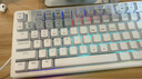 狼蛛（AULA）S98机械键盘有线/蓝牙/无线三模连接Gasket结构插拔2U0游戏办公键盘98配列 【无线版】S98面包小熊-混光 青轴 实拍图