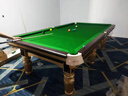 都格台球桌标准型钢库家用斯诺克商用成人球桌子中式黑八室内 9尺 银腿-【鼎配】-1.2钢库 实拍图
