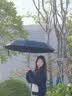 京尚小米雨伞24骨自动折叠伞感便携男士商务遮阳伞晴雨两用女士防晒太阳伞 (自动开收)24双龙骨-雾霾蓝24骨 实拍图