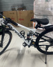 凤凰（Phoenix）上海凤凰软尾山地车自行车学生公路男变速双减震越野青少年赛车 钢架/辐条石灰白【双减震/全轴承】 26寸30速【适合身高158-188cm】 实拍图