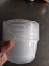 百草园一次性饭盒圆形碗餐盒带盖外卖打包盒450ML450套汤碗加厚可微波 实拍图