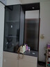面具家私入户玄关鞋柜家用门口屏风一体客厅收纳柜实木门厅柜长虹玻璃隔断 迷雾色【长160深35高200cm】 实木板材 实拍图