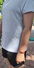 361°跑步运动套装女夏季休闲健身瑜伽服短袖短裤两件套662414001H-5 实拍图