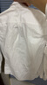 凡客诚品（VANCL）【父亲节礼物】长袖衬衫男全棉领尖扣牛津纺商务休闲经典舒适衬衫 白色 S 实拍图