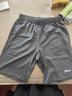 特步短裤男五分裤夏装新款运动裤透气速干裤跑步健身男裤子 珍珠灰-0200（吸湿速干-七分裤）-男 L 实拍图