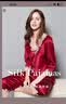 丝界重磅19姆真丝睡衣套装女蕾丝秋冬舒适桑蚕丝家居服可外穿节日礼物 实拍图