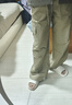 森马休闲裤女松紧腰阔腿裤脚口两穿夏季复古工装裤101324127012 实拍图