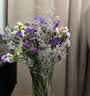 爱满（AIMAN）鲜花真花云南干花花束勿忘我真花家居摆设插花简约混搭满天星干花 黄+紫+浅紫+玫红+白+情人草 30支 干花包 实拍图