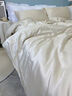 重磅真丝四件套35姆米桑蚕丝绸床单高档被套夏季天丝冰丝床上用品 奢镜白 【收藏加购多发两件套】 1.8米 床单款 （被套200*230cm） 实拍图