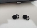 Masentek ES25耳机塞耳帽 适用于华为B5/B3/B2/B6/B7手环 HUAWEI耳机套硅胶套运动防滑防掉落配件 中号黑1对 实拍图