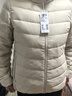 雪中飞男女立领秋羽绒百搭轻薄鸭绒立领修身轻盈隐藏式口袋 燕麦色|7185-女 XS 160/84A 实拍图