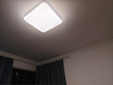 雷士（NVC） led吸顶灯超薄奶油风客厅大灯现代简约卧室灯全屋灯具 光鸿 【银光鸿】36瓦语音智控卧室方灯 实拍图