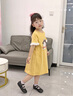 俞兆林（YUZHAOLIN）女童睡裙儿童睡衣夏季薄款纯棉中大童家居服童装 猫爪女孩 实拍图