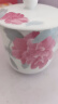 红官窑国瓷茶杯茶具套装中式带盖泡茶杯办公室伴手礼物定制水杯陶瓷杯子 国色天香 450ml 1只 实拍图