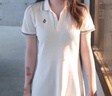 Teenie Weenie小熊休闲通勤气质收腰Polo白色连衣裙夏装连身裙女装裙子 象牙白 M (165) 实拍图