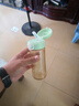 WOIBABY适配贝亲直饮吸管奶瓶配件学饮吸管水杯盖宽口径手柄三代通用 绿色（12个月+）吸管弹力杯盖+手提绳 实拍图