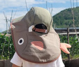 kocotreekk树儿童防晒帽防紫外线小孩披风帽大檐遮阳帽夏季户外海滩 实拍图
