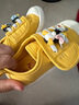 M1&M2童鞋女童帆布鞋男童室内鞋幼儿园室外小白鞋儿童鞋子女学步鞋398 黄色 25 适合脚长15cm 实拍图