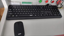 acer宏碁可充电无线蓝牙键盘鼠标套装双模IPAD静音笔记本台式手机Mac/ipad/安卓通用键鼠套装办公键盘 黑色【键鼠套装-Typec充电】 【无线2.4G+蓝牙】双模 实拍图