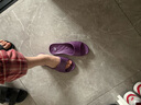 維諾妮卡台湾进口拖鞋女夏天薄底轻便室内家居防滑男士四季环保洗澡凉拖鞋 紫色 37-38 (240mm) M码 实拍图