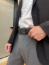 SATCHI沙驰皮带男真皮自动扣腰带2025新款品牌高档商务休闲头层牛皮裤带 【黑色-磨砂】精美礼盒/顺丰发货 115cm 实拍图