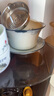 南山先生 茶具配件家用陶瓷三才碗功夫茶具泡茶碗中式芙蓉盖碗 手绘芙蓉三才碗 实拍图