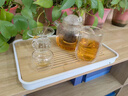沽咚小茗 玻璃茶具套装家用防烫带过滤整套功夫茶具透明双层玻璃花茶壶公道杯茶杯泡茶壶办公会客高档煮茶壶 鹅蛋款茶具九件套（茶壶+公道杯+茶漏+茶杯*6） 实拍图