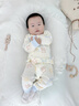 优奇婴儿衣服宝宝纯棉护肚内衣套装春秋新生儿睡衣秋衣秋裤分体两件套 春秋【纯棉】印花蓝 66 实拍图