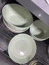 康琴（KANGQIN）奶油风陶瓷碗家用2024新款吃饭碗高颜值餐具面碗汤碗乔迁碗碟套装 6英寸面碗 2件套 实拍图