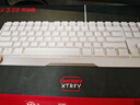 CHERRY 樱桃MX3.0S TKL机械键盘87键有线游戏电竞办公笔记本客制化键线分离键盘 皓月白 RGB 红轴 实拍图