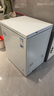 美的（Midea）小冷柜家用200L/143L/100L租房用冷藏冷冻两用小冰柜一级能效80%减霜六档调温冷柜冰箱国家补贴20% 【减霜80%】 143L -143KMB 实拍图