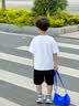 真维斯男童裤子工装裤夏季儿童痞帅套装中大童新款潮流短袖t恤薄款童装 【纯棉短袖+工装裤套装】01 130 【45-56斤】柔软亲肤不起球 实拍图