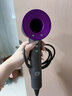TZAY旗舰全新换代无叶电吹风机家用纳米水润负离子恒温护发速干吹风筒静音大功率不伤发 亮紫色【单风嘴】恒温护发 /10秒速干 实拍图