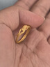 周六福灵蛇黄金戒指生肖蛇本命年生日礼物计价A0113175 16号 约2.35g  实拍图