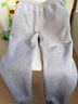 真维斯（JEANSWEST）加绒裤女秋冬季新款束脚裤小个子显瘦加厚保暖羊羔绒长棉裤子女生 麻灰 纯色 3XL 实拍图