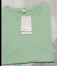 真维斯（Jeanswest）T恤女夏季薄款圆领打底衫内搭短袖纯棉白色纯色上衣百搭薄荷绿L 实拍图